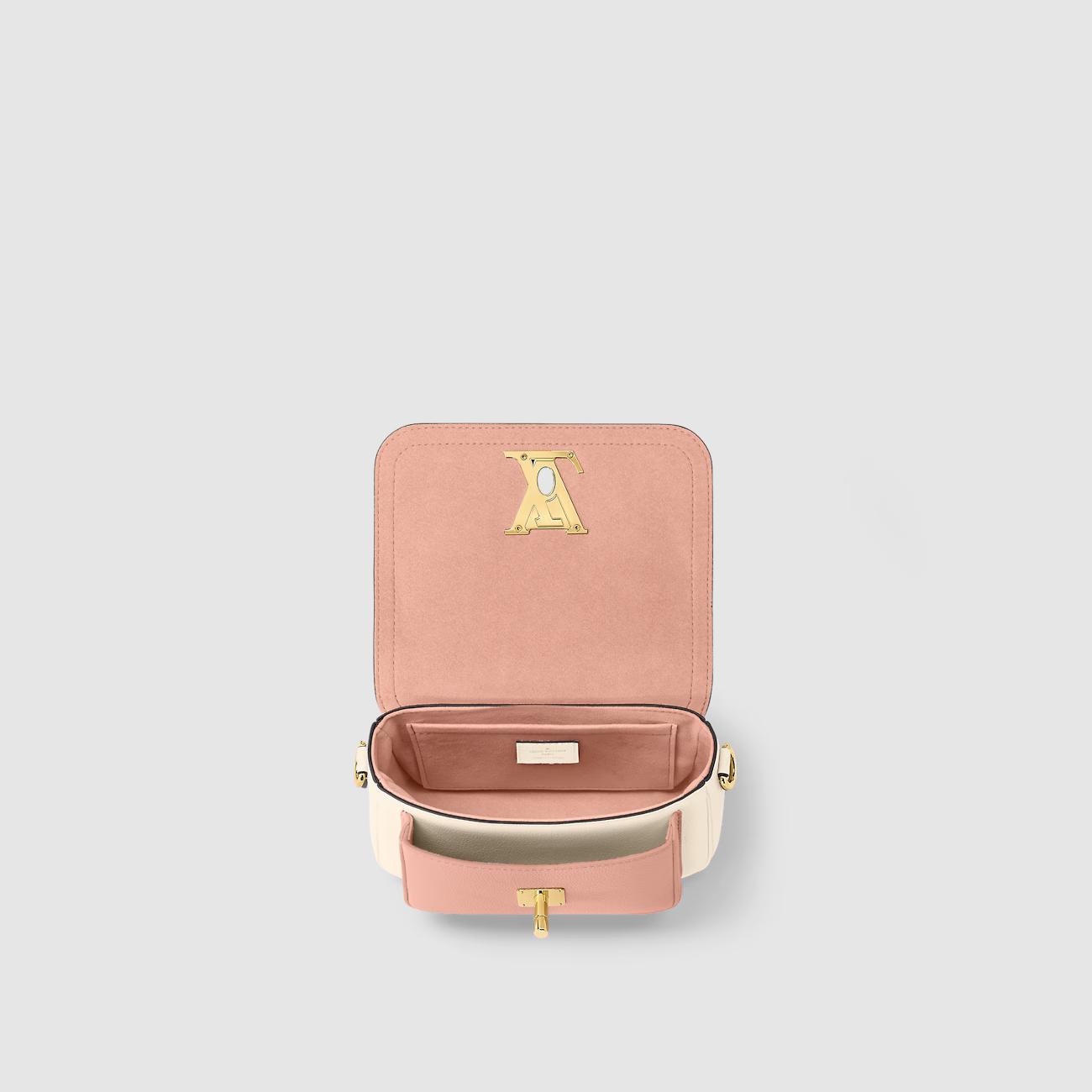 Túi Louis Vuitton Lockme Tender Nữ Trắng Quartz